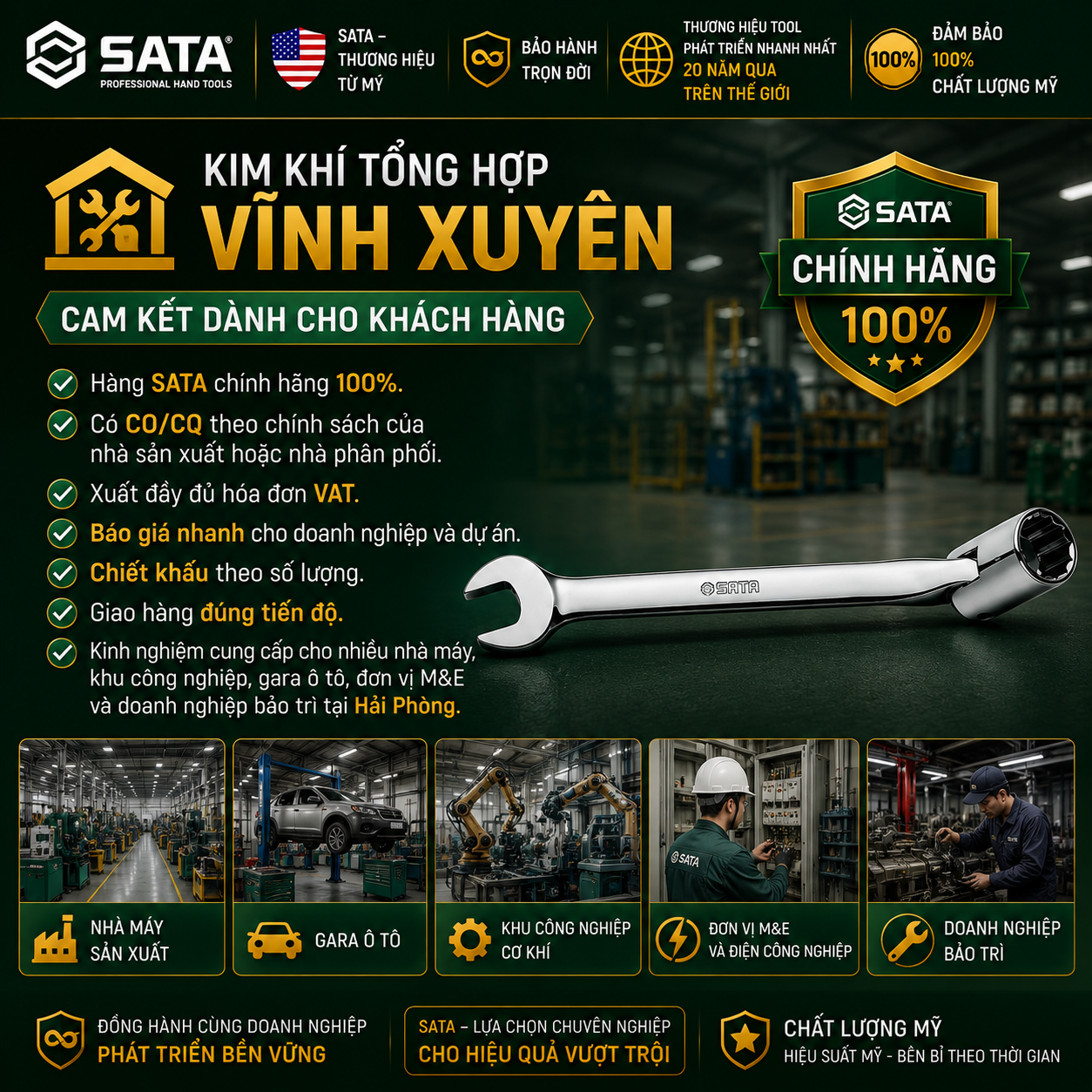 Kim Khí Hải Phòng | Vật tư kim khí & dụng cụ chính hãng | Có VAT