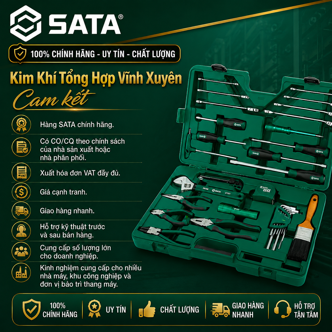 Kim Khí Hải Phòng | Vật tư kim khí & dụng cụ chính hãng | Có VAT