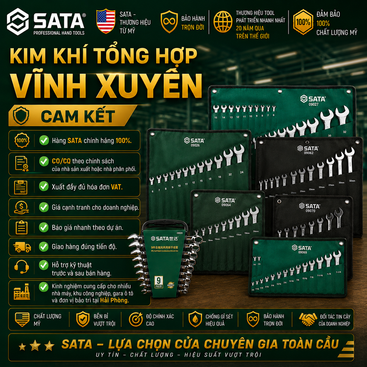 Kim Khí Hải Phòng | Vật tư kim khí & dụng cụ chính hãng | Có VAT
