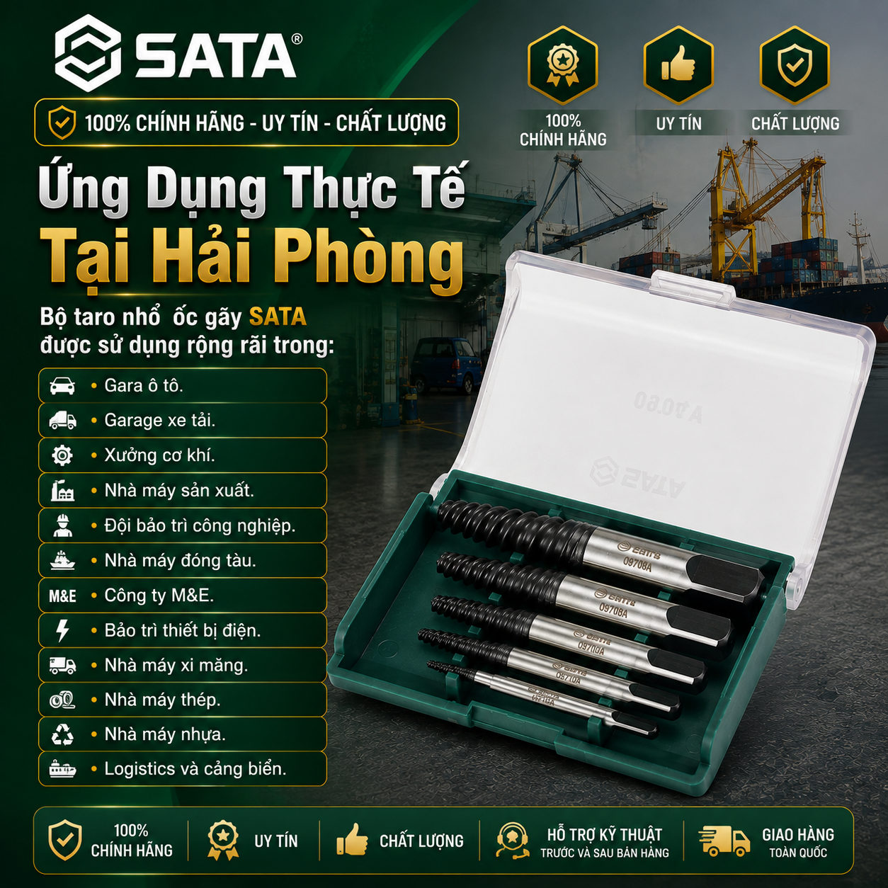 Kim Khí Hải Phòng | Vật tư kim khí & dụng cụ chính hãng | Có VAT