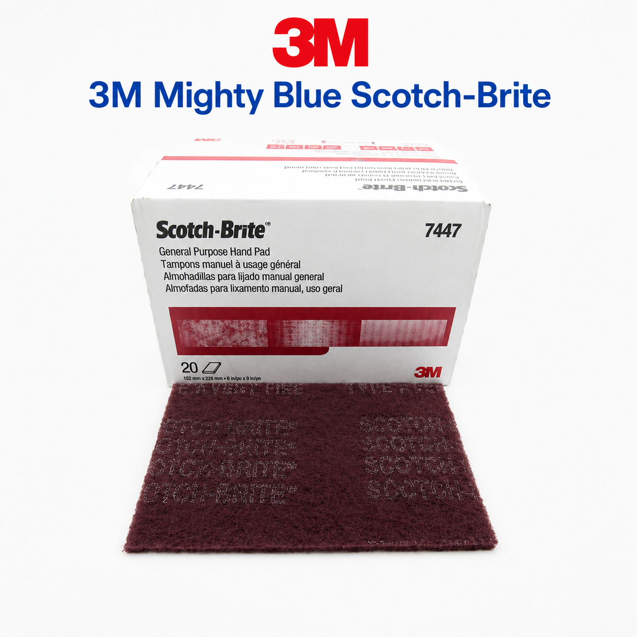 Nhám Bùi Nhùi 3M 7447 Scotch-Brite Chính Hãng Hải Phòng
